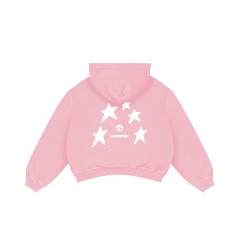 Satisfaction Hoodie Zipper Boxy Starsy
