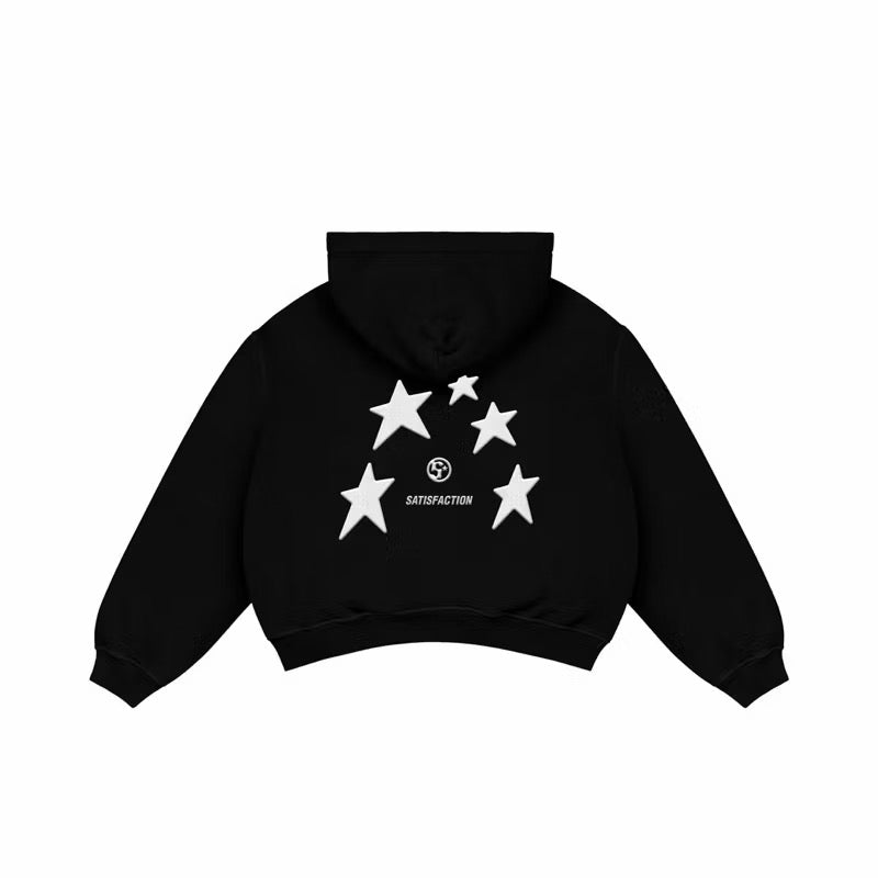 Satisfaction Hoodie Zipper Boxy Starsy