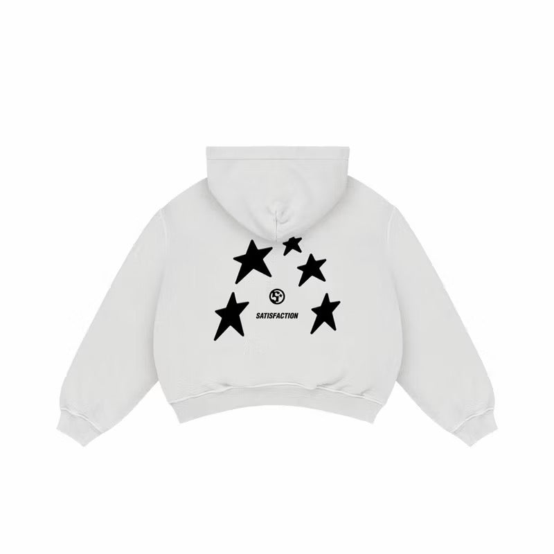 Satisfaction Hoodie Zipper Boxy Starsy